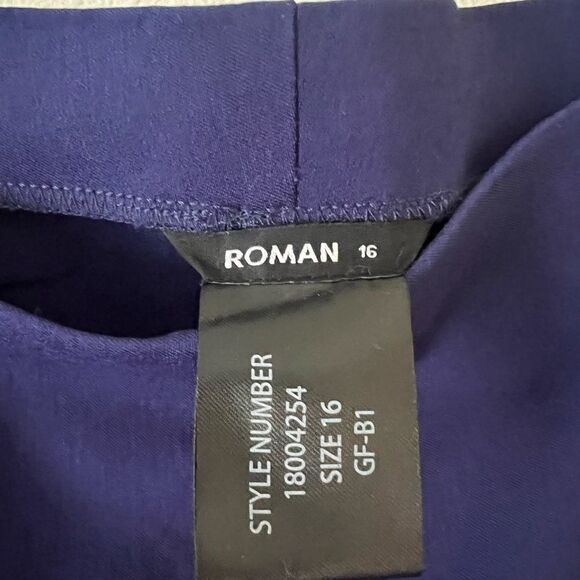 BENGALINE TROUSERS LADIES CROPPED CAPRI 3/4 LENGTH PANTS  size 16 - Picture 7 of 7